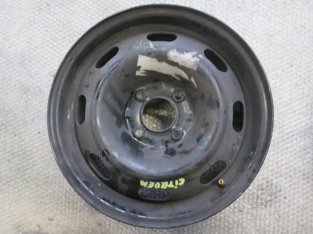 IRON RIMS OEM N.  SPARE PART USED CAR LANCIA Y YPSILON 843 (2003-2006) - DISPLACEMENT 1.2 BENZINA- YEAR OF CONSTRUCTION 2004