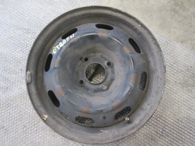 IRON RIMS OEM N.  SPARE PART USED CAR LANCIA Y YPSILON 843 (2003-2006) - DISPLACEMENT 1.2 BENZINA- YEAR OF CONSTRUCTION 2004