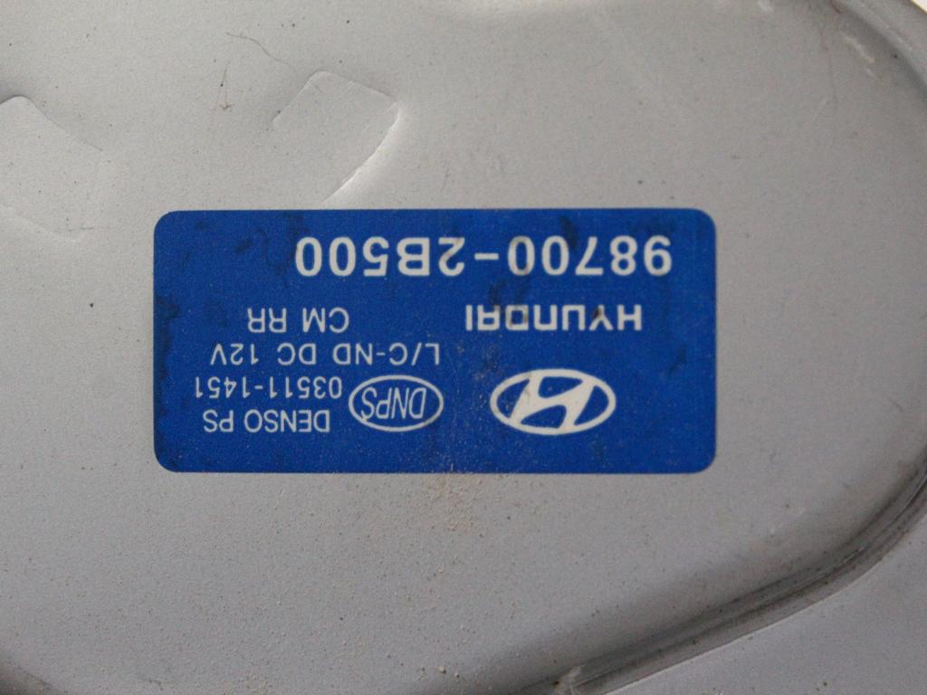 98700-2B500 MOTORINO TERGILUNOTTO HYUNDAI SANTAFE 2.0 D 4X4 110KW 6M 5P (2011) RICAMBIO USATO