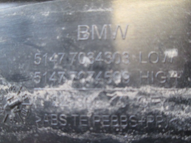 TRIM PANEL LEG ROOM OEM N. 51477074509 ORIGINAL PART ESED BMW SERIE 5 E60 E61 (2003 - 2010) DIESEL 30  YEAR OF CONSTRUCTION 2005