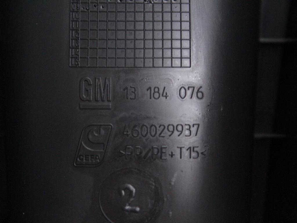 13184076 TUNNEL CENTRALE OPEL CORSA D 1.2 B 59KW 5M 3P (2009) RICAMBIO USATO