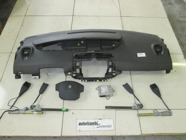 KIT COMPLETE AIRBAG OEM N.  ORIGINAL PART ESED RENAULT SCENIC/GRAND SCENIC (2003 - 2009) BENZINA 16  YEAR OF CONSTRUCTION 2005