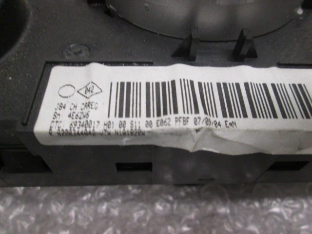 AIR CONDITIONING CONTROL UNIT / AUTOMATIC CLIMATE CONTROL OEM N. 69340017 ORIGINAL PART ESED RENAULT SCENIC/GRAND SCENIC (2003 - 2009) BENZINA 16  YEAR OF CONSTRUCTION 2005