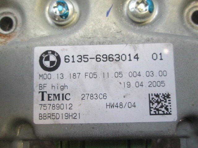 CONTROL UNIT AIRBAG OEM N. 6135696301401 ORIGINAL PART ESED BMW SERIE 5 E60 E61 (2003 - 2010) DIESEL 30  YEAR OF CONSTRUCTION 2005