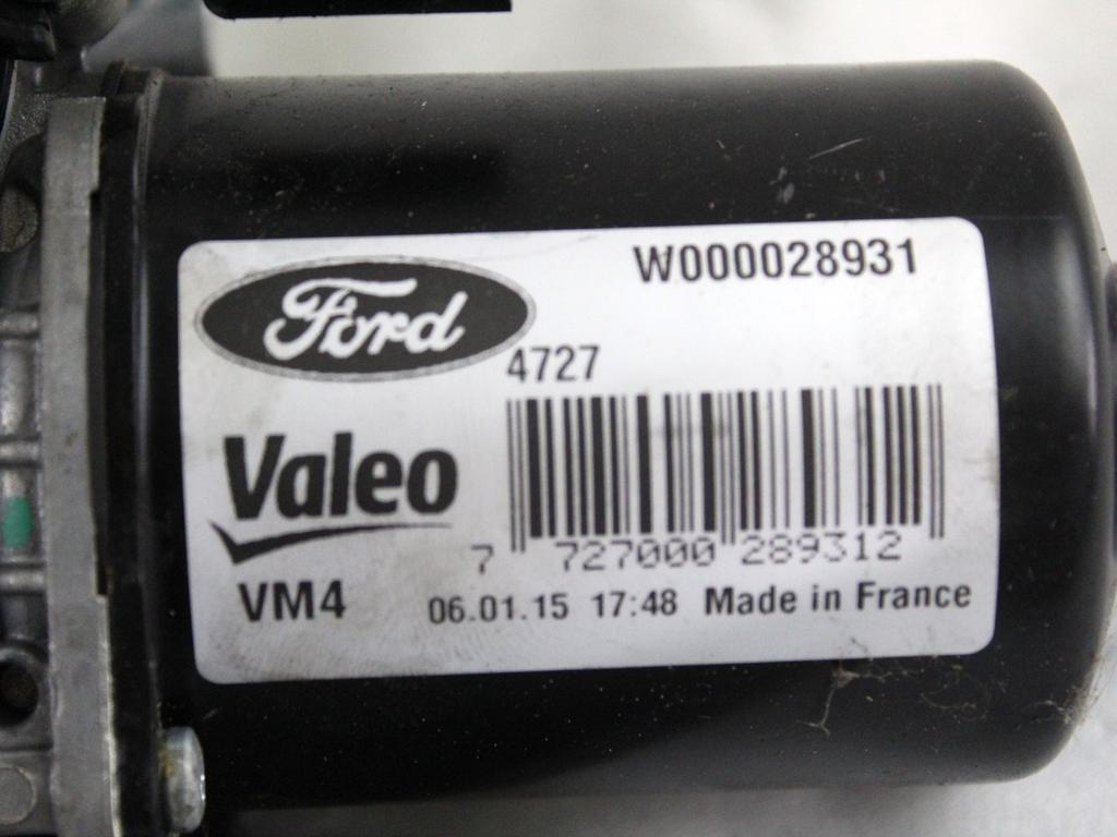 AV11-17504-BE MOTORINO TERGIPARABREZZA LATO DESTRO FORD B-MAX 1.5 D 55KW 5M 5P (2015) RICAMBIO USATO W000031259 W000028931