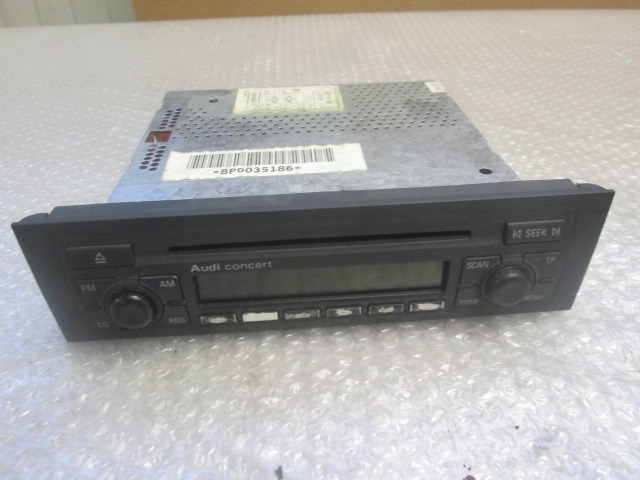 AUDI A3 2.0 DIESEL 3P 6M 103kW 140HP BKD (2003) REPLACEMENT CAR STEREO RADIO 8P0035186 918440-81