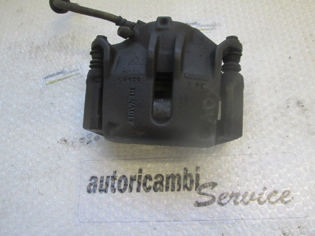 BRAKE CALIPER FRONT LEFT . OEM N. 7701207686 ORIGINAL PART ESED RENAULT MEGANE BER/GRANDTOUR  (10/2002 - 02/2006) DIESEL 15  YEAR OF CONSTRUCTION 2003