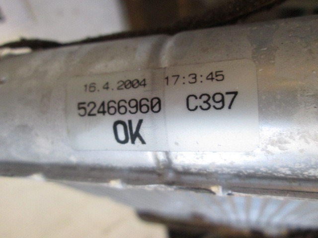 HEATER RADIATOR OEM N. 46799655 ORIGINAL PART ESED ALFA ROMEO GT 937 (2003 - 2010) DIESEL 19  YEAR OF CONSTRUCTION 2004