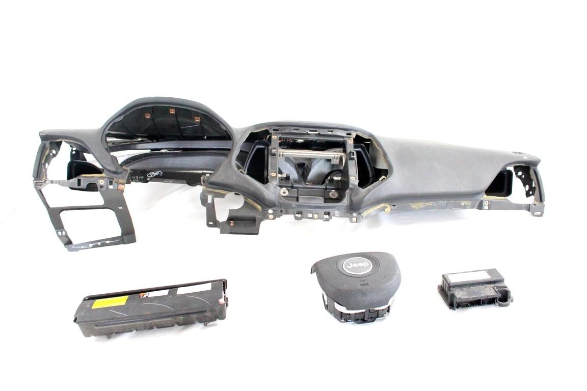 68229030AF KIT AIRBAG JEEP CHEROKEE 2.0 D 103KW 6M 5P (2015) RICAMBIO USATO CON PRETENSIONATORI CINTURE DI SICUREZZA, CENTRALINA AIRBAG, AIRBAG VOLANTE GUIDATORE, AIRBAG PASSEGGERO, CRUSCOTTO 68156074AE