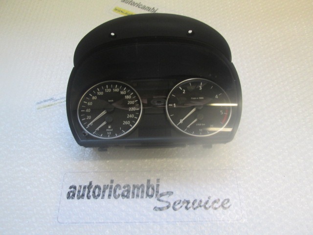 INSTRUMENT CLUSTER / INSTRUMENT CLUSTER OEM N. 62109283807 ORIGINAL PART ESED BMW SERIE 3 BER/SW/COUPE/CABRIO E90/E91/E92/E93 (2005 - 08/2008) DIESEL 30  YEAR OF CONSTRUCTION 2006