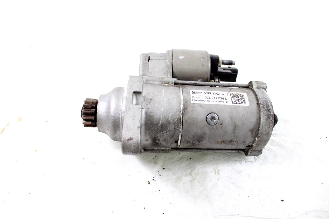 02Z911024L MOTORINO AVVIAMENTO VOLKSWAGEN GOLF 7 1.6 D 66KW 5M 5P (2014) RICAMBIO USATO