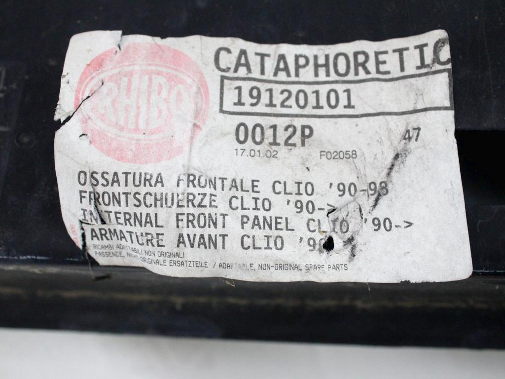 7751469096 RIVESTIMENTO ANTERIORE BATTICOFANO RENAULT CLIO 1.2 40KW 3P B 5M (1997) RICAMBIO NUOVO