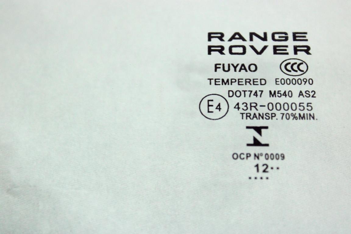 LR044530 VETRO SCENDENTE PORTA POSTERIORE SINISTRA LAND ROVER RANGE ROVER EVOQUE L538 R 2.2 D 4X4 110KW AUT 5P (2013) RICAMBIO USATO