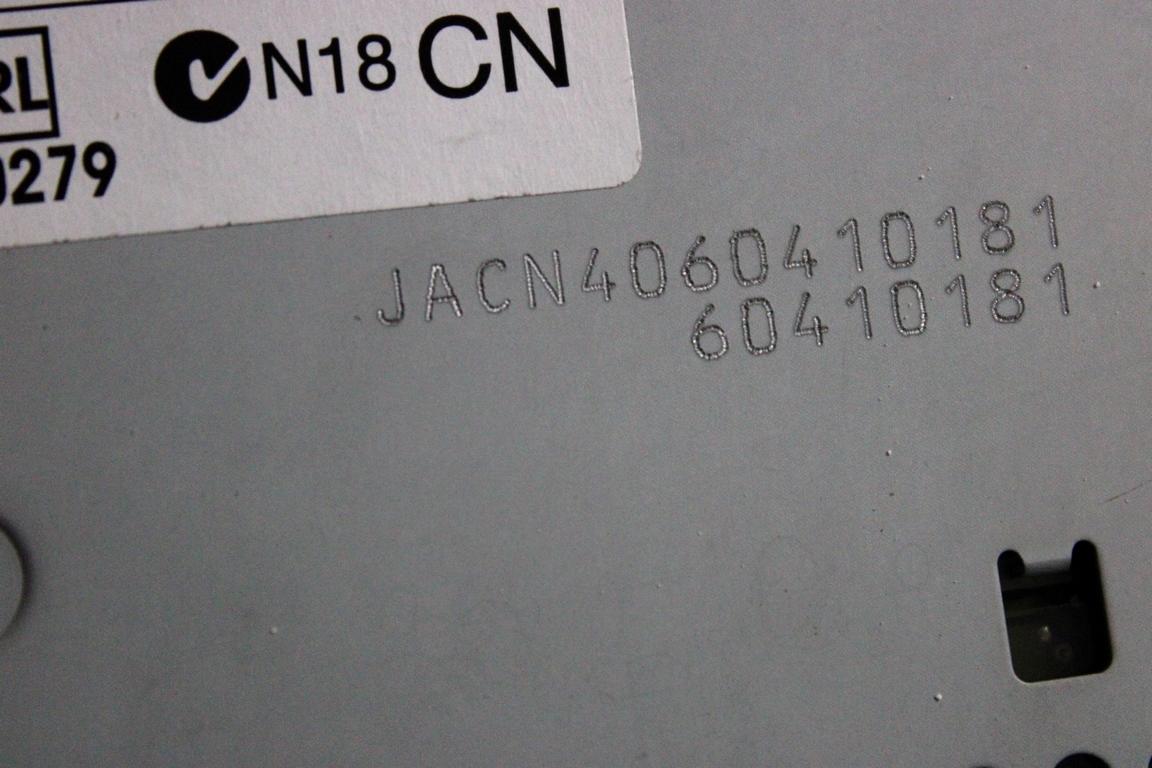 4X83-18B876-BE AUTORADIO LETTORE CD JAGUAR X-TYPE 2.5 B 143KW 5M 5P (2006) RICAMBIO USATO (NON FORNIAMO CODICE AUTORADIO, MA SOLO NUMERO DI TELAIO VEICOLO)