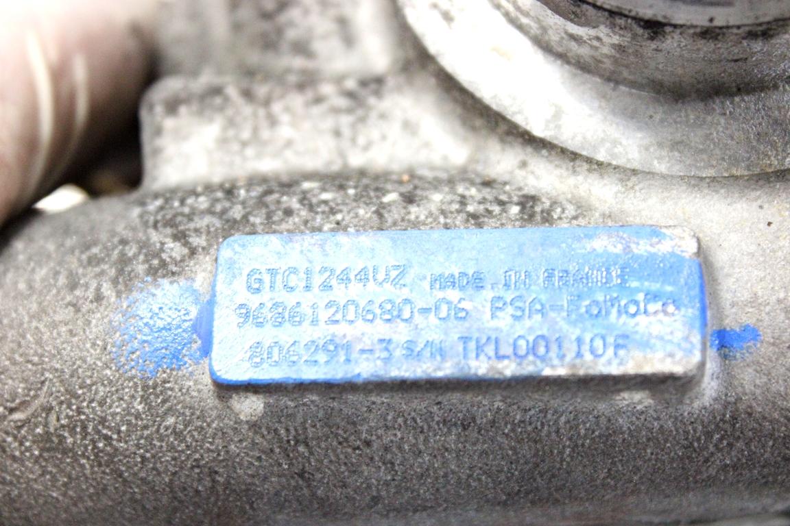 9686120680 TURBINA TURBOCOMPRESSORE CITROEN C5 SW 1.6 D 84KW 5M 5P (2015) RICAMBIO USATO