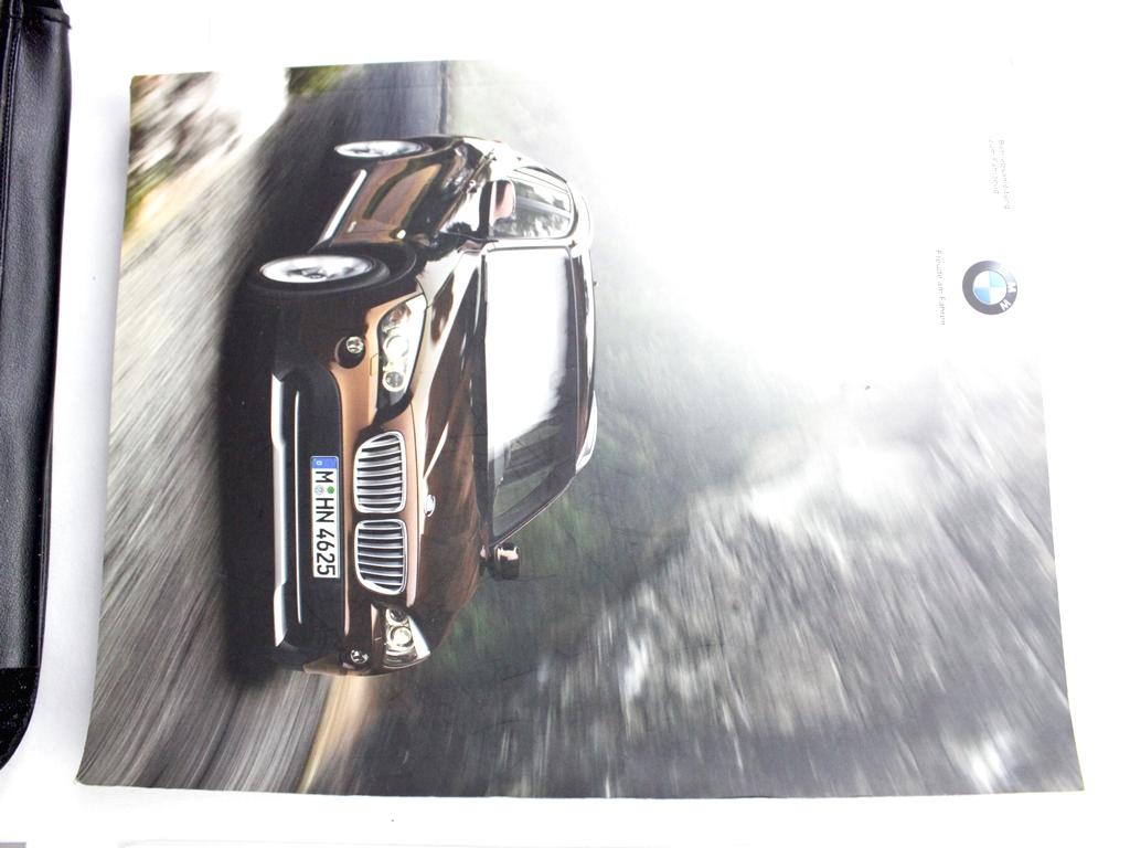 01402605909 LIBRETTI USO E MANUTENZIONE IN LINGUA TEDESCA BMW X1 E84 20D 120KW (2011) RICAMBIO USATO