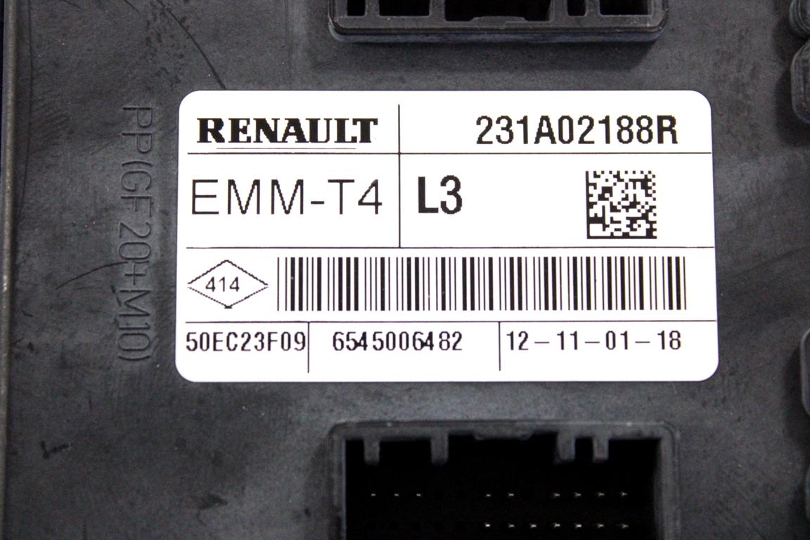 231A02188R CENTRALINA COMFORT RENAULT CLIO SW 1.5 D 66KW 5M 5P (2018) RICAMBIO USATO