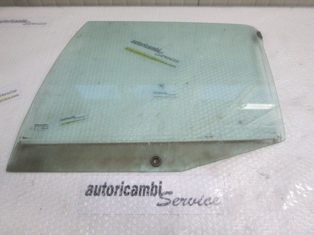 DOOR WINDOW, TINTED GLASS, REAR LEFT OEM N. 920366 SPARE PART USED CAR PEUGEOT 106 (1996 - 2004) - DISPLACEMENT 1.0 BENZINA- YEAR OF CONSTRUCTION 1996