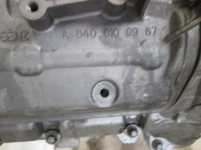 COMPLETE ENGINES . OEM N. 640942 ORIGINAL PART ESED MERCEDES CLASSE A W169 5P C169 3P RESTYLING (05/2008 - 2012) DIESEL 20  YEAR OF CONSTRUCTION 2012