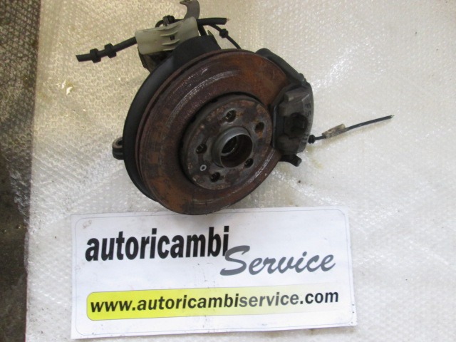 CARRIER, RIGHT FRONT / WHEEL HUB WITH BEARING, FRONT OEM N. 6R0615312A ORIGINAL PART ESED SEAT IBIZA MK3 RESTYLING (02/2006 - 2008) BENZINA 14  YEAR OF CONSTRUCTION 2007