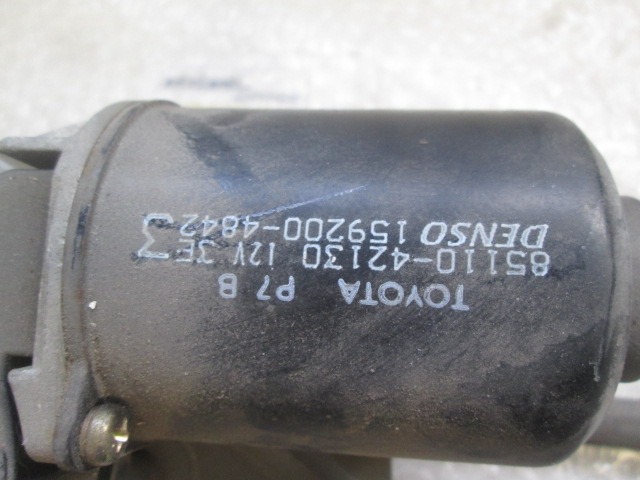 WINDSHIELD WIPER MOTOR OEM N. 85110-42130 ORIGINAL PART ESED TOYOTA RAV 4 (2000 - 2006) DIESEL 20  YEAR OF CONSTRUCTION 2003