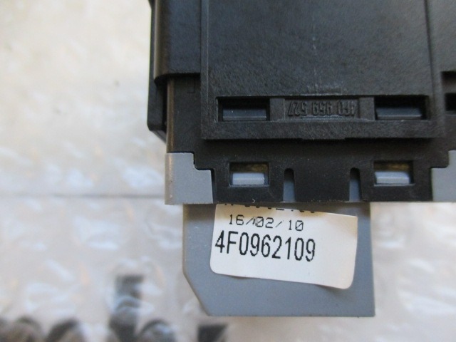 VARIOUS SWITCHES OEM N. 4F0962109 ORIGINAL PART ESED AUDI A6 C6 4F2 4FH 4F5 RESTYLING BER/SW/ALLROAD (10/2008 - 2011) DIESEL 27  YEAR OF CONSTRUCTION 2010