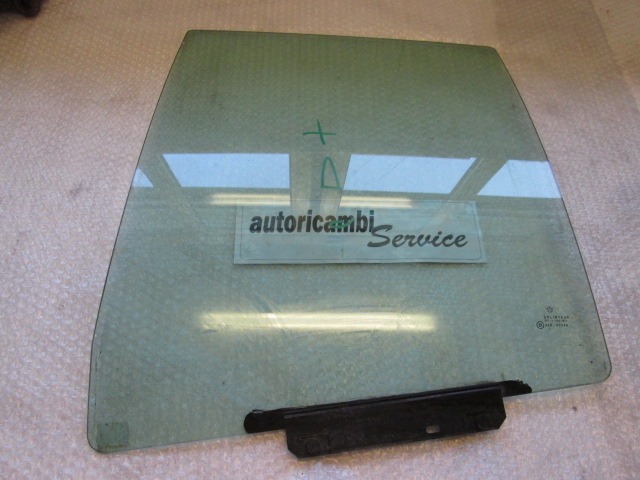 DOOR WINDOW, TINTED GLASS, REAR RIGHT OEM N.  SPARE PART USED CAR JEEP GRAND CHEROKEE (1999 - 04/2005) - DISPLACEMENT 3.1 DIESEL- YEAR OF CONSTRUCTION 2000