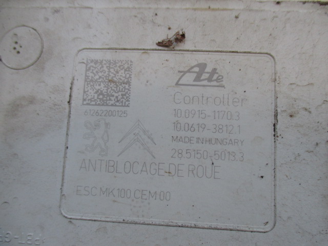 HYDRO UNIT DXC OEM N. 61262200125 ORIGINAL PART ESED CITROEN DS3 (2009 - 2014) DIESEL 14  YEAR OF CONSTRUCTION 2012