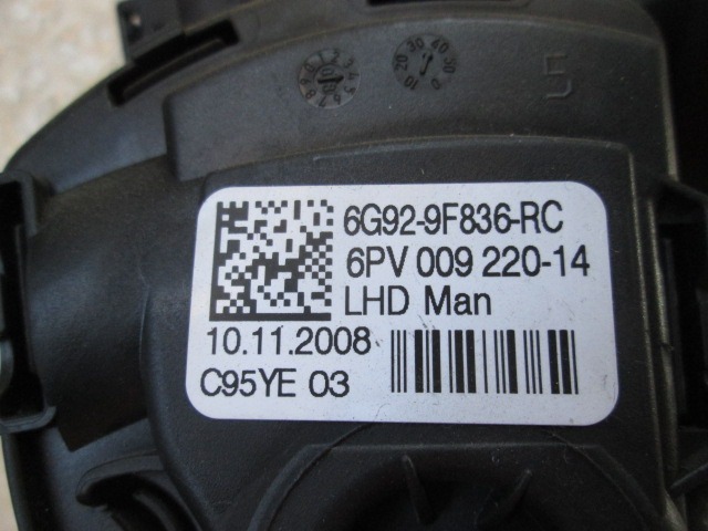 PEDALS & PADS  OEM N. 6PV009220-14 ORIGINAL PART ESED FORD MONDEO BER/SW (2007 - 8/2010) DIESEL 20  YEAR OF CONSTRUCTION 2009