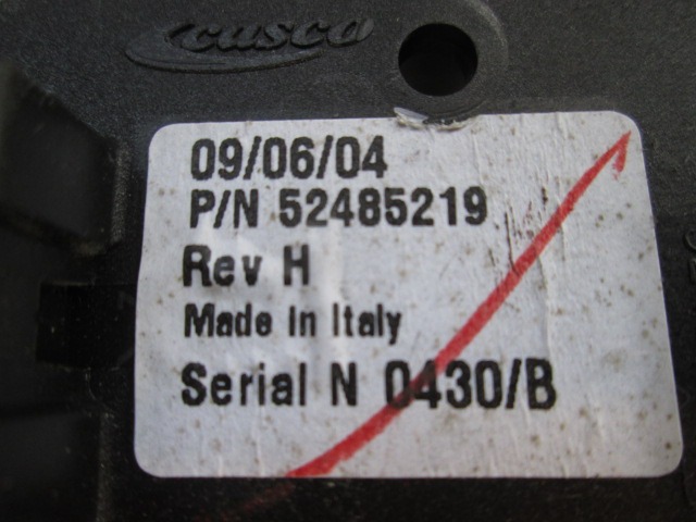 SET SMALL PARTS F AIR COND.ADJUST.LEVER OEM N. 52485219 ORIGINAL PART ESED RENAULT ESPACE / GRAND ESPACE (05/2003 - 08/2006) DIESEL 30  YEAR OF CONSTRUCTION 2004