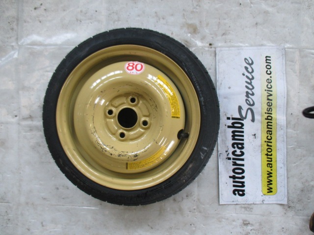 SPARE WHEEL OEM N.  SPARE PART USED CAR HONDA JAZZ GD1 GD5 GD GE3 GE2 GE GP GG GD6 GD8 MK2 (2002 - 2008) - DISPLACEMENT 1.2 BENZINA- YEAR OF CONSTRUCTION 2002