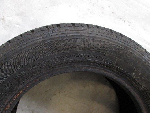 SUMMER TIRE 14' OEM N. 175/60 R14 ORIGINAL PART ESED ZZZ (PNEUMATICI)   YEAR OF CONSTRUCTION