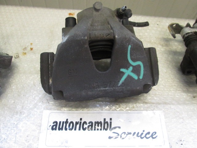 BRAKE CALIPER FRONT RIGHT OEM N. 93176426 ORIGINAL PART ESED OPEL ASTRA H RESTYLING L48 L08 L35 L67 5P/3P/SW (2007 - 2009) DIESEL 17  YEAR OF CONSTRUCTION 2008