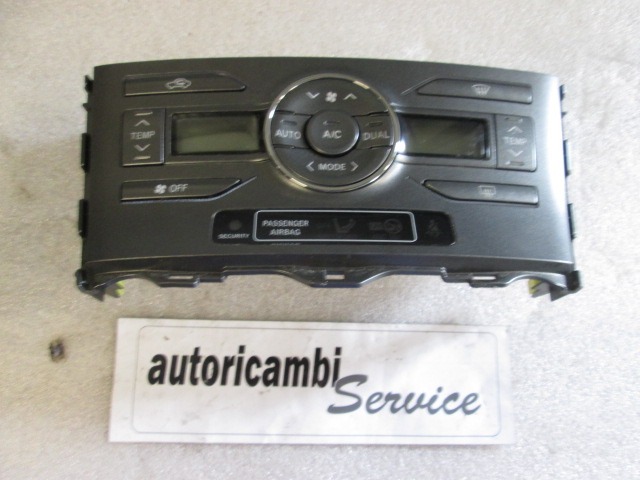 AIR CONDITIONING CONTROL UNIT / AUTOMATIC CLIMATE CONTROL OEM N. 7B19611004XLB ORIGINAL PART ESED TOYOTA AURIS (2007 - 02/2010) DIESEL 20  YEAR OF CONSTRUCTION 2007