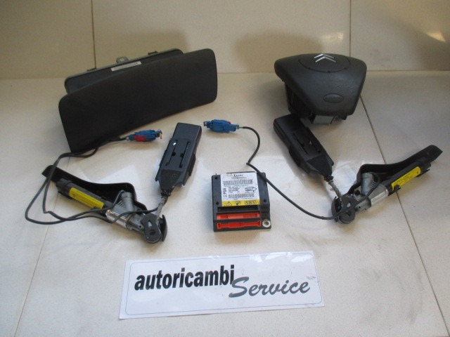 KIT COMPLETE AIRBAG OEM N. 33016350 ORIGINAL PART ESED CITROEN C2 (2004 - 2009) DIESEL 14  YEAR OF CONSTRUCTION 2004