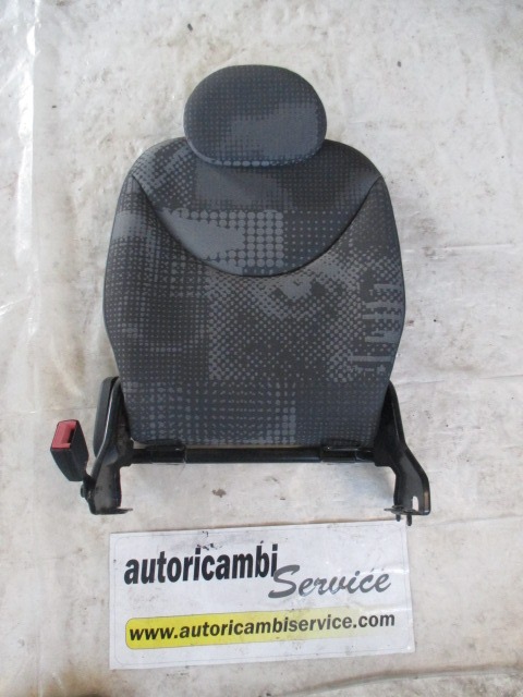 BACK SEAT BACKREST OEM N.  ORIGINAL PART ESED CITROEN C2 (2004 - 2009) DIESEL 14  YEAR OF CONSTRUCTION 2004