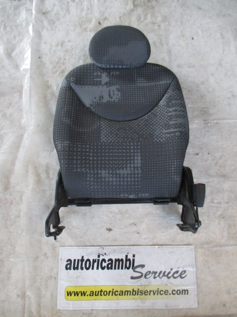 BACK SEAT BACKREST OEM N.  ORIGINAL PART ESED CITROEN C2 (2004 - 2009) DIESEL 14  YEAR OF CONSTRUCTION 2004