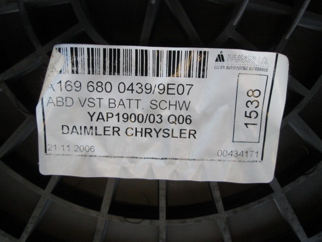 TRIM PANEL LEG ROOM OEM N. A1696800439 ORIGINAL PART ESED MERCEDES CLASSE B W245 T245 5P (2005 - 2011) DIESEL 20  YEAR OF CONSTRUCTION 2007