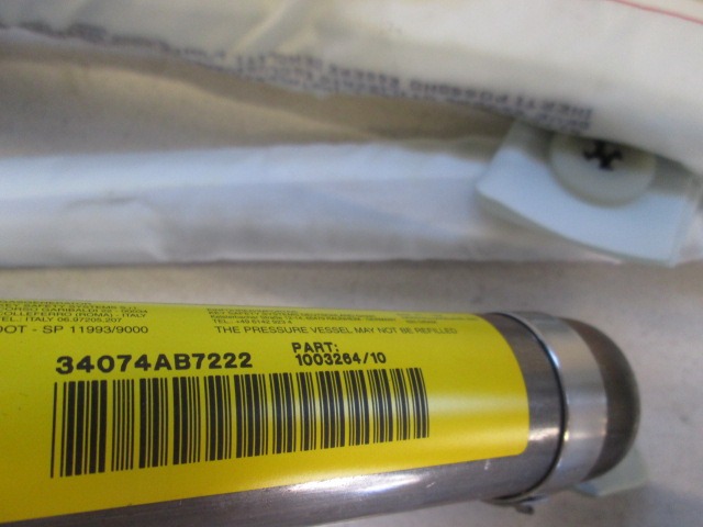 HEAD AIRBAG, RIGHT OEM N. 34074AB7222 ORIGINAL PART ESED AUDI A3 8P 8PA 8P1 (2003 - 2008)DIESEL 20  YEAR OF CONSTRUCTION 2008