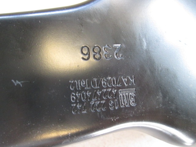 FRONT SEAT RAIL OEM N. 422474049 ORIGINAL PART ESED OPEL ZAFIRA B A05 M75 (2005 - 2008) BENZINA 18  YEAR OF CONSTRUCTION 2007