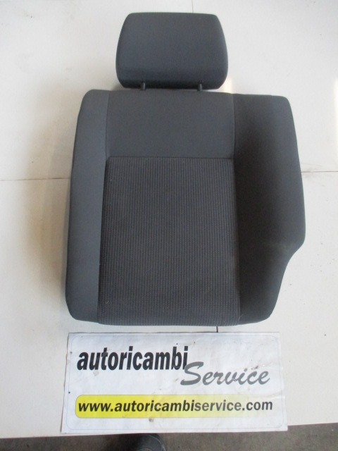 BACK SEAT BACKREST OEM N.  ORIGINAL PART ESED VOLKSWAGEN POLO (10/2001 - 2005) BENZINA 12  YEAR OF CONSTRUCTION 2005