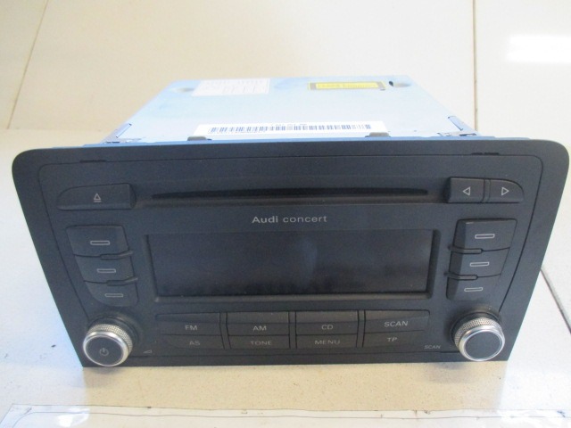 RADIO CD?/ AMPLIFIER / HOLDER HIFI SYSTEM OEM N. 8P0035186G ORIGINAL PART ESED AUDI A3 8P 8PA 8P1 (2003 - 2008)DIESEL 20  YEAR OF CONSTRUCTION 2007