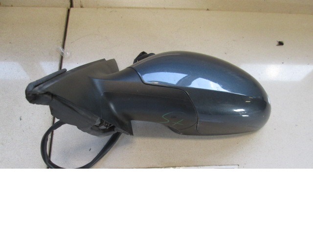 LEFT REAR VIEW MIRROR MANUAL OEM N. 6L08575371BC ORIGINAL PART ESED SEAT IBIZA MK3 RESTYLING (02/2006 - 2008) BENZINA 12  YEAR OF CONSTRUCTION 2007