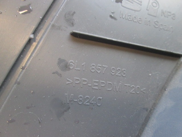 GLOVE BOX OEM N. 6L1857923 ORIGINAL PART ESED SEAT IBIZA MK3 RESTYLING (02/2006 - 2008) BENZINA 12  YEAR OF CONSTRUCTION 2007