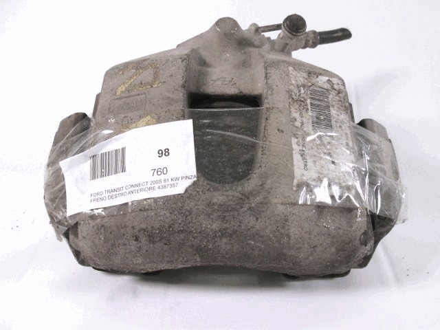 BRAKE CALIPER FRONT LEFT . OEM N. 4387357 ORIGINAL PART ESED FORD TRANSIT CONNECT P65, P70, P80 (2002 - 2012)DIESEL 18  YEAR OF CONSTRUCTION 2007