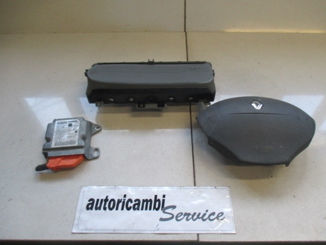 KIT COMPLETE AIRBAG OEM N. 15762 KIT AIRBAG COMPLETO ORIGINAL PART ESED RENAULT SCENIC/GRAND SCENIC (1999 - 2003) DIESEL 19  YEAR OF CONSTRUCTION 2001