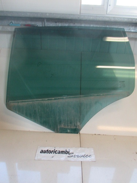 DOOR WINDOW, TINTED GLASS, REAR LEFT OEM N. 51733538 ORIGINAL PART ESED FIAT CROMA (2005 - 10/2007)  DIESEL 19  YEAR OF CONSTRUCTION 2007