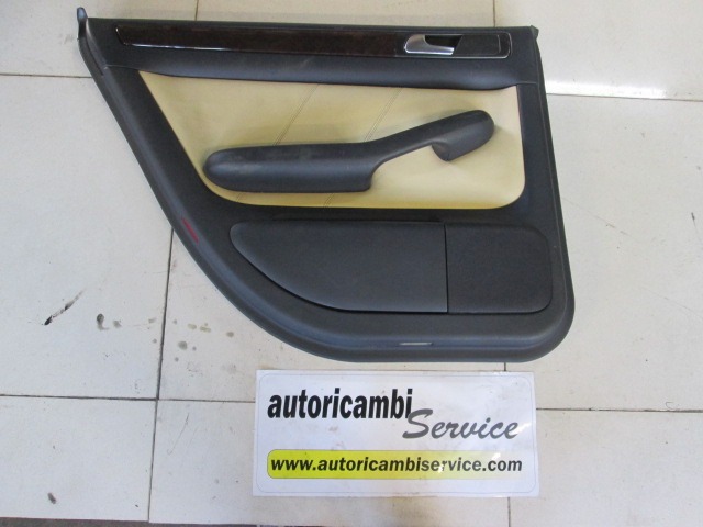 LEATHER BACK PANEL OEM N.  ORIGINAL PART ESED AUDI A6 C5 4B5 4B2 RESTYLING BER/SW (2001 - 2004)DIESEL 25  YEAR OF CONSTRUCTION 2003