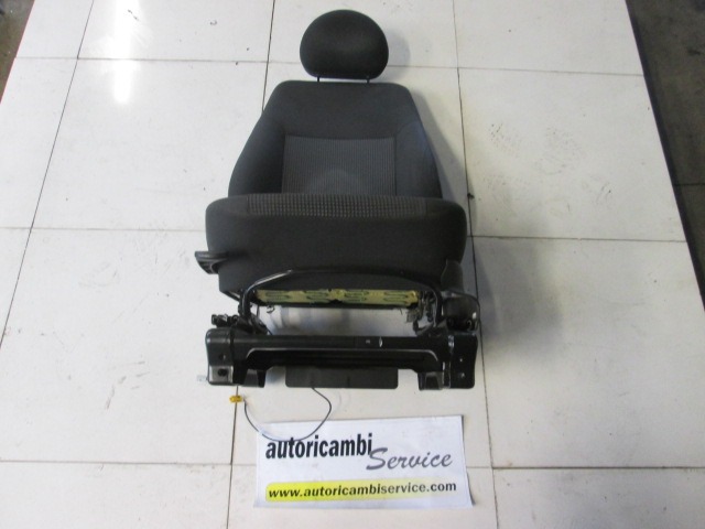 SEAT FRONT DRIVER SIDE LEFT . OEM N. 19289 122 SEDILE ANTERIORE SINISTRO TESSUTO ORIGINAL PART ESED OPEL MERIVA A R (2006 - 2010) BENZINA 16  YEAR OF CONSTRUCTION 2007
