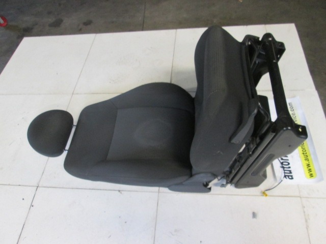 SEAT FRONT DRIVER SIDE LEFT . OEM N. 19289 122 SEDILE ANTERIORE SINISTRO TESSUTO ORIGINAL PART ESED OPEL MERIVA A R (2006 - 2010) BENZINA 16  YEAR OF CONSTRUCTION 2007